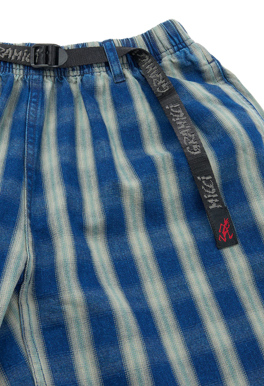 Gramicci Men's O.G. Yarn Dye Shadow Plaid Jam Shorts - Blue - Image 3