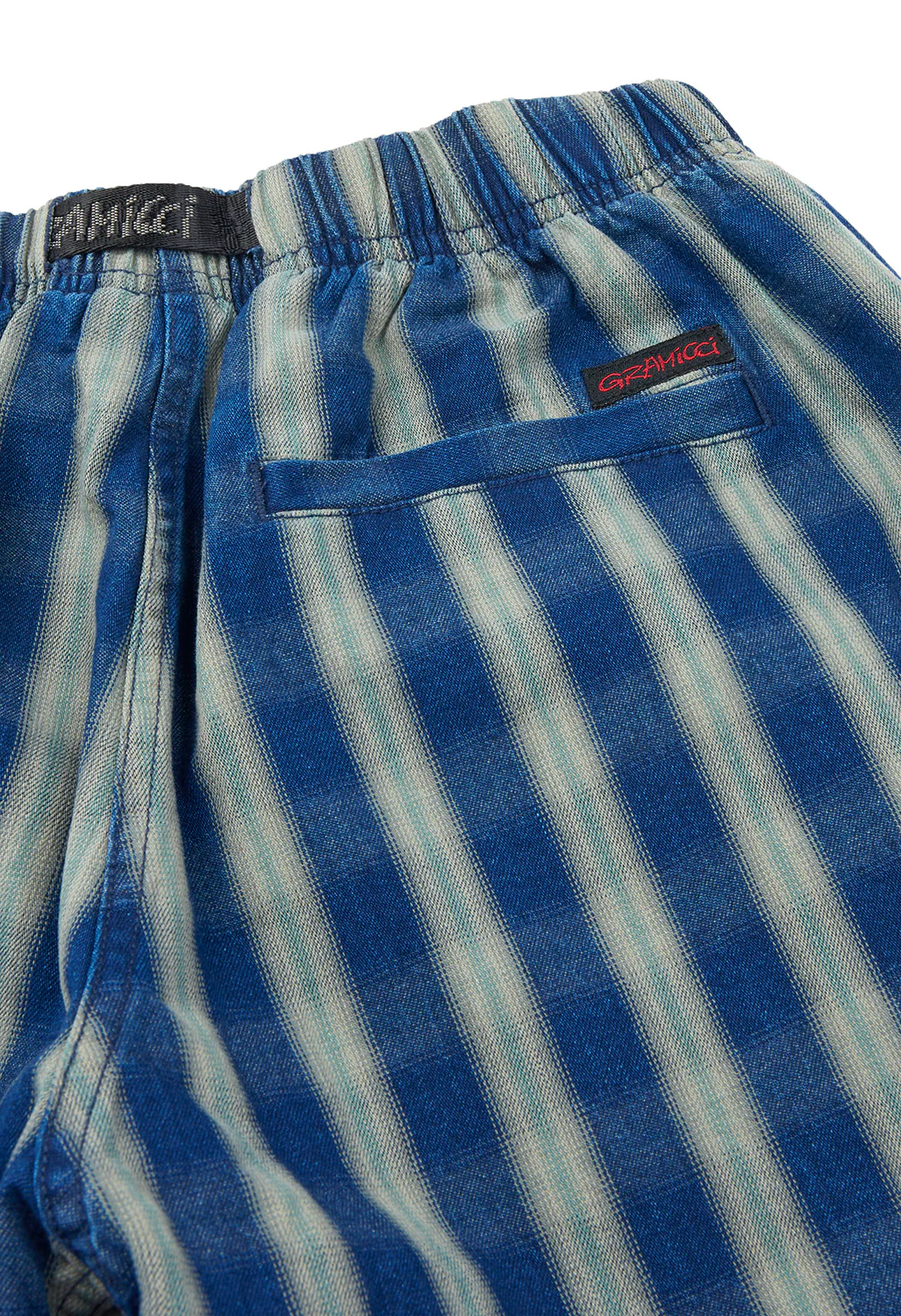 Gramicci Men's O.G. Yarn Dye Shadow Plaid Jam Shorts - Blue - Image 4