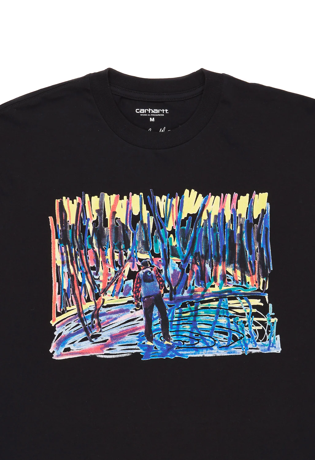 Carhartt WIP Men's Ollie Mac Icy Lake T-Shirt - Black - Image 3