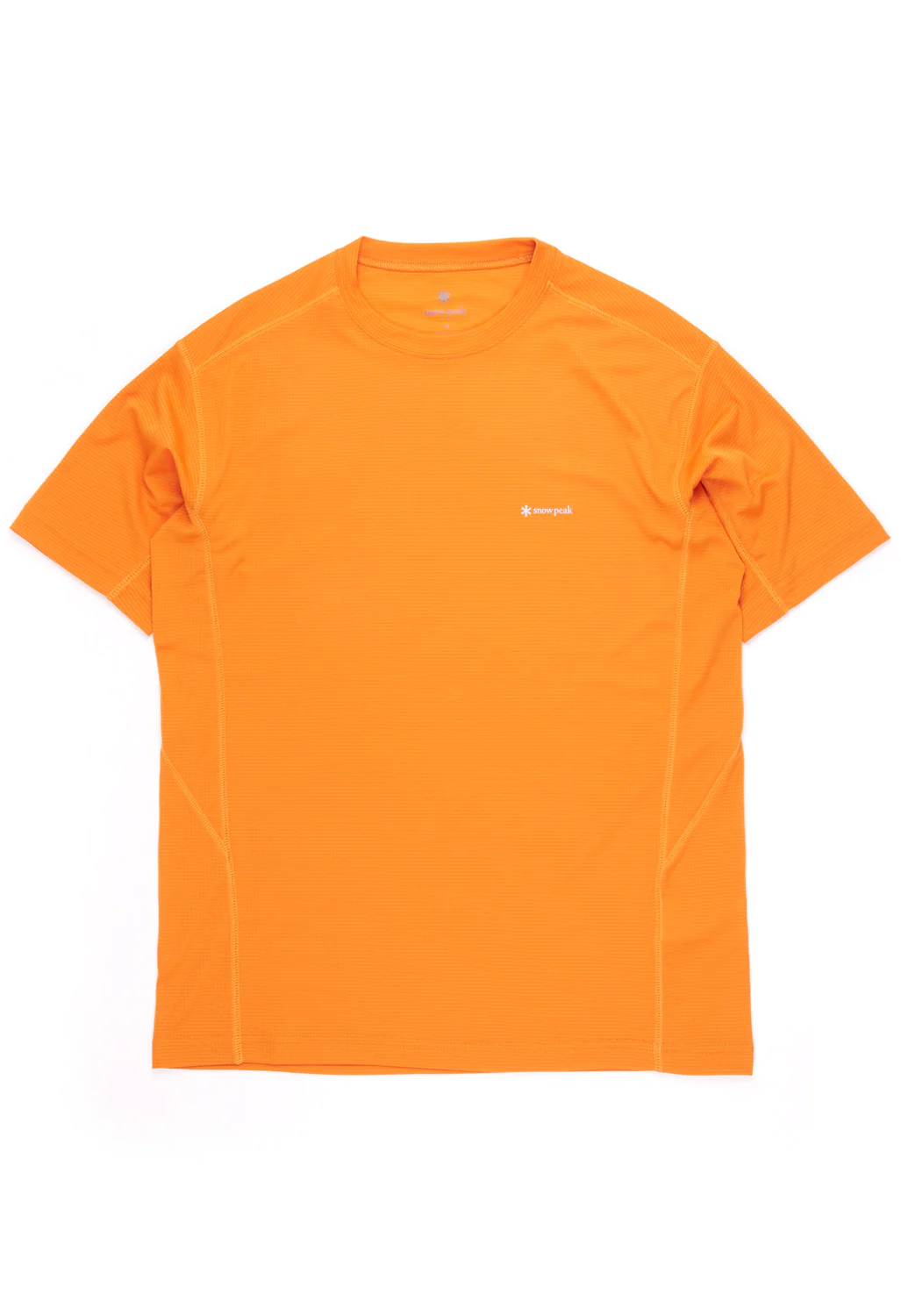 Snow Peak Men's Pe Power Dry T-Shirt - Orange