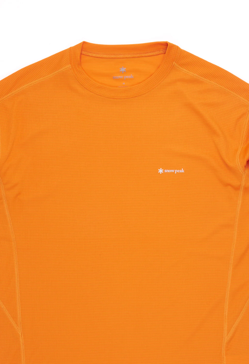 Snow Peak Men's Pe Power Dry T-Shirt - Orange - Image 3
