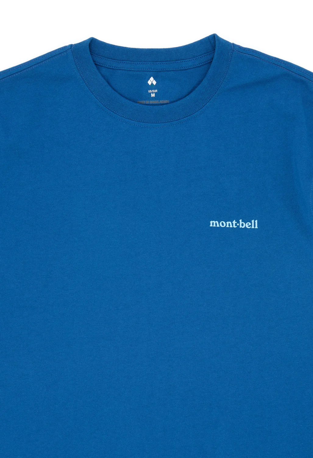 Montbell Men's Pear Skin Cotton Natsu Kumo T-Shirt - Blue - Image 3
