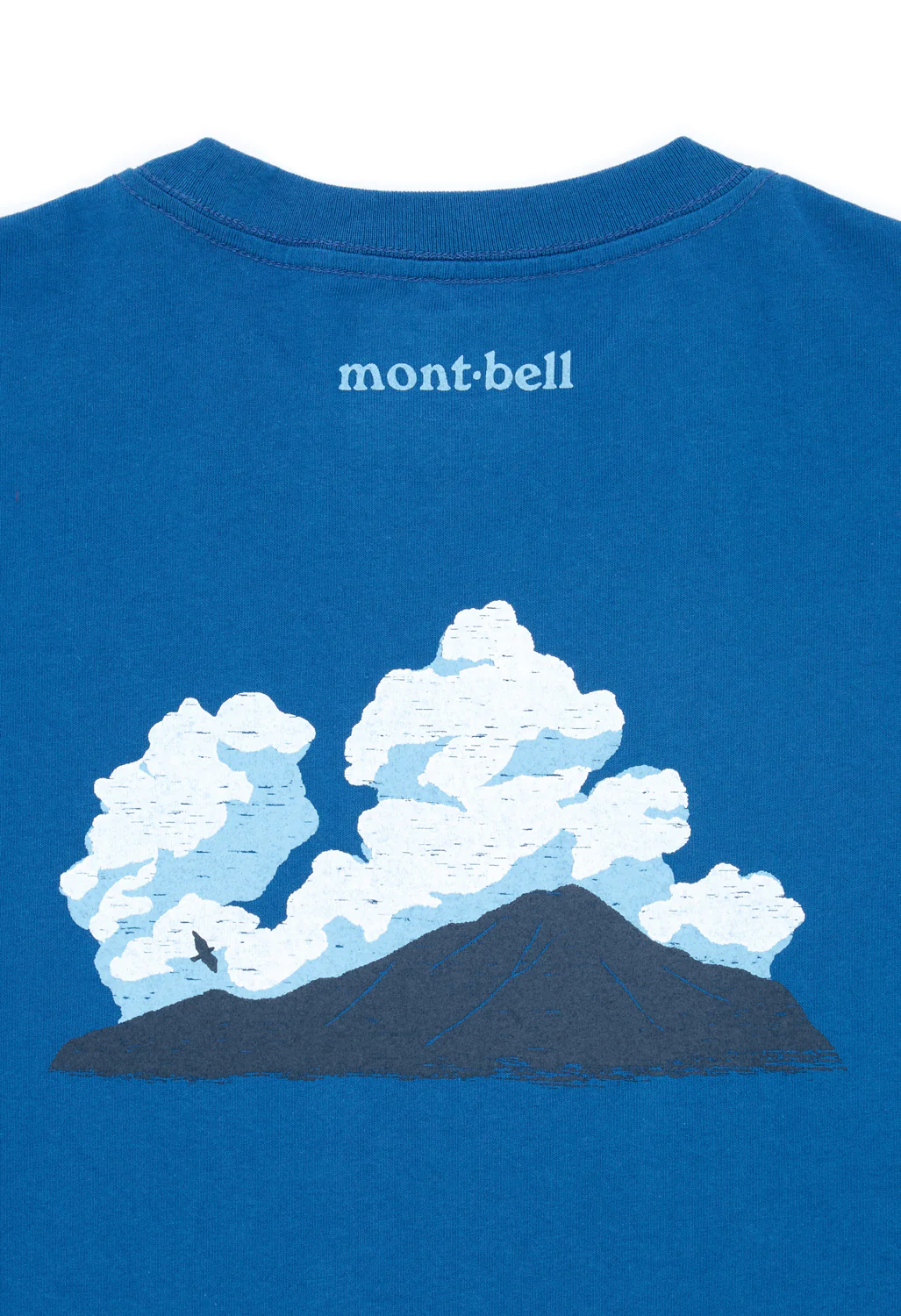 Montbell Men's Pear Skin Cotton Natsu Kumo T-Shirt - Blue - Image 4