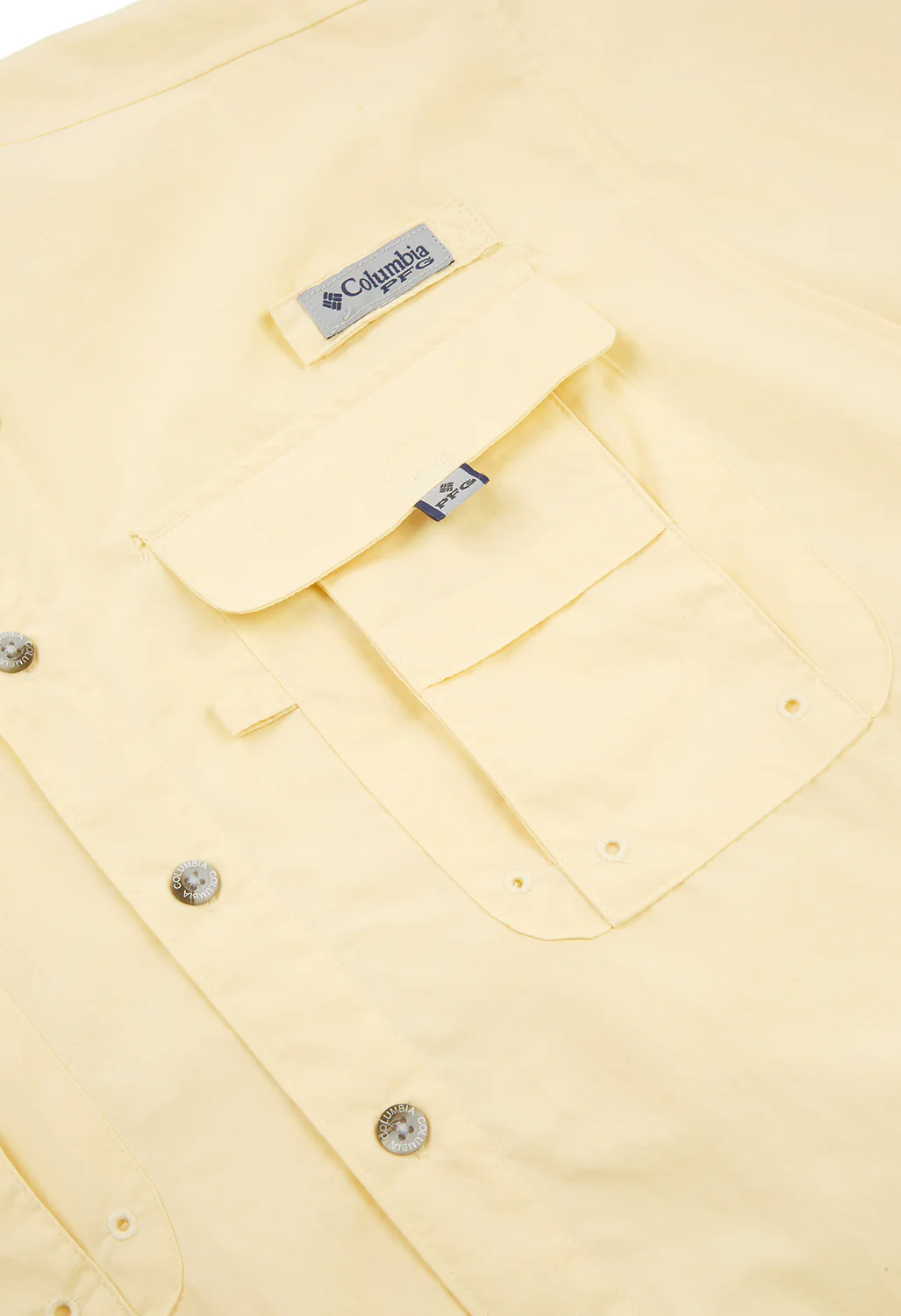 Columbia Men's PFG Bahama II Short Sleeve Shirt - Lemon Wash - Image 4