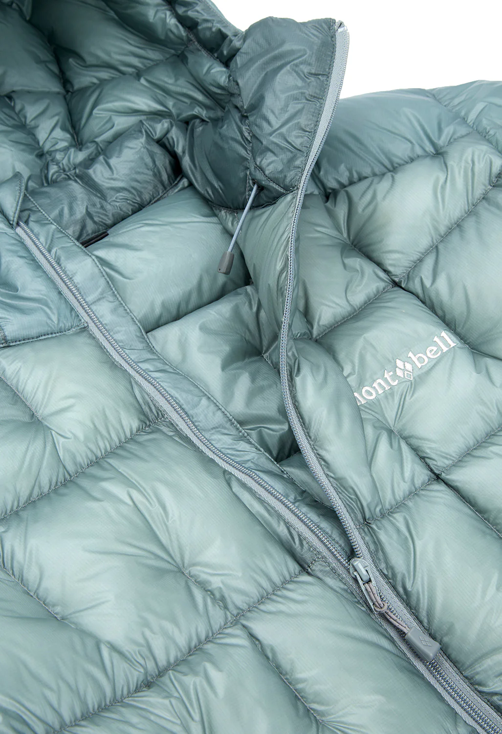 Montbell Men's Plasma 1000 Alpine Down Parka - Light Grey - Image 5