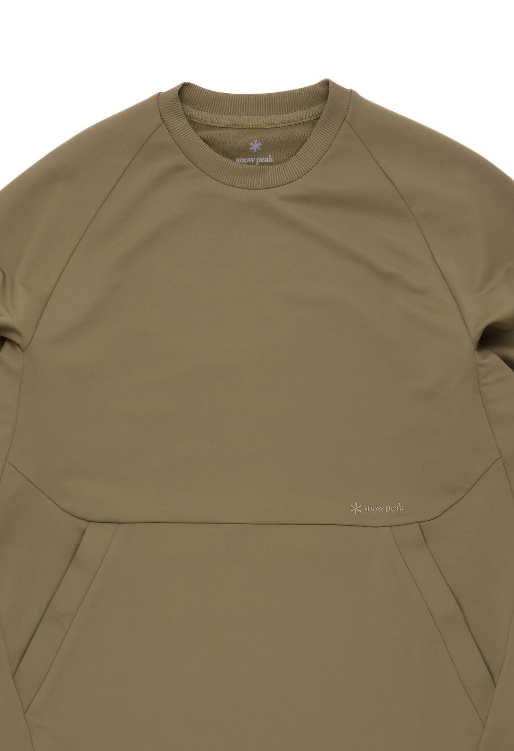 Snow Peak Men's Quick Dry Sweatshirt Pullover - Khaki - Image 3