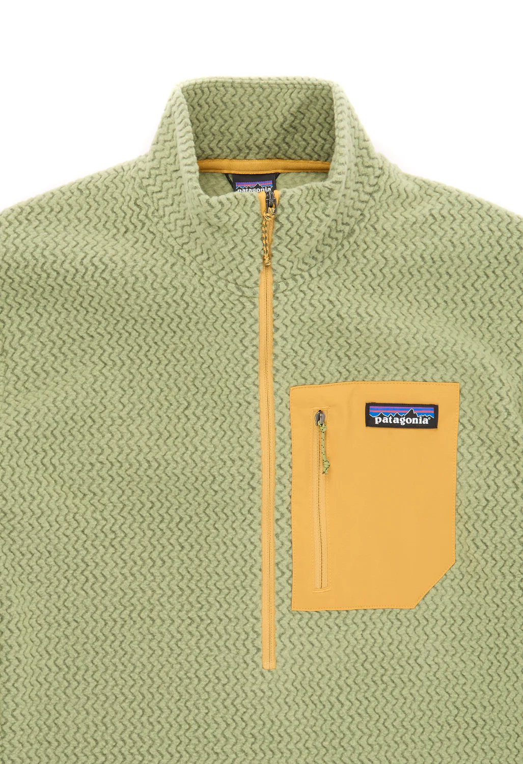 Patagonia Men's R1 Air Zip Neck - Buckhorn Green - Image 2