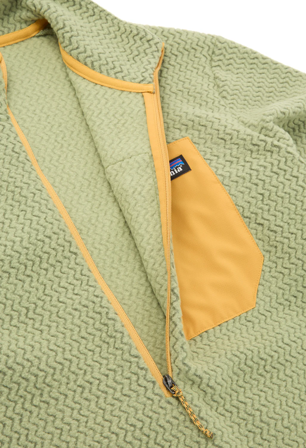 Patagonia Men's R1 Air Zip Neck - Buckhorn Green - Image 4