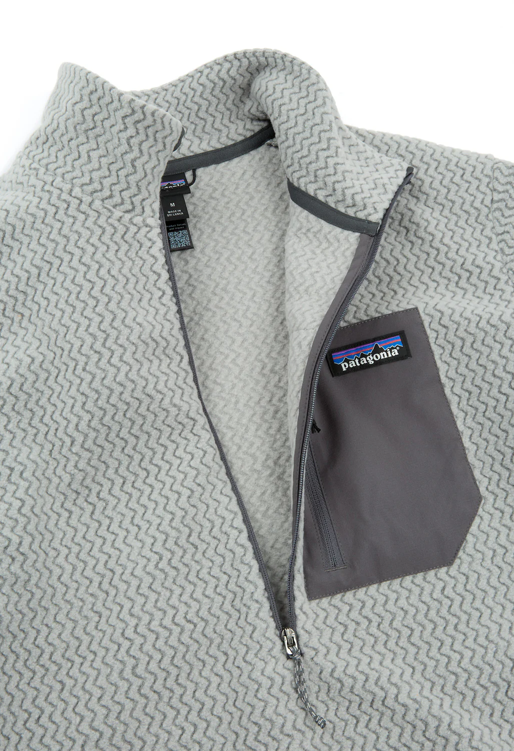 Patagonia Men's R1 Air Zip Neck - Forever Grey - Image 4