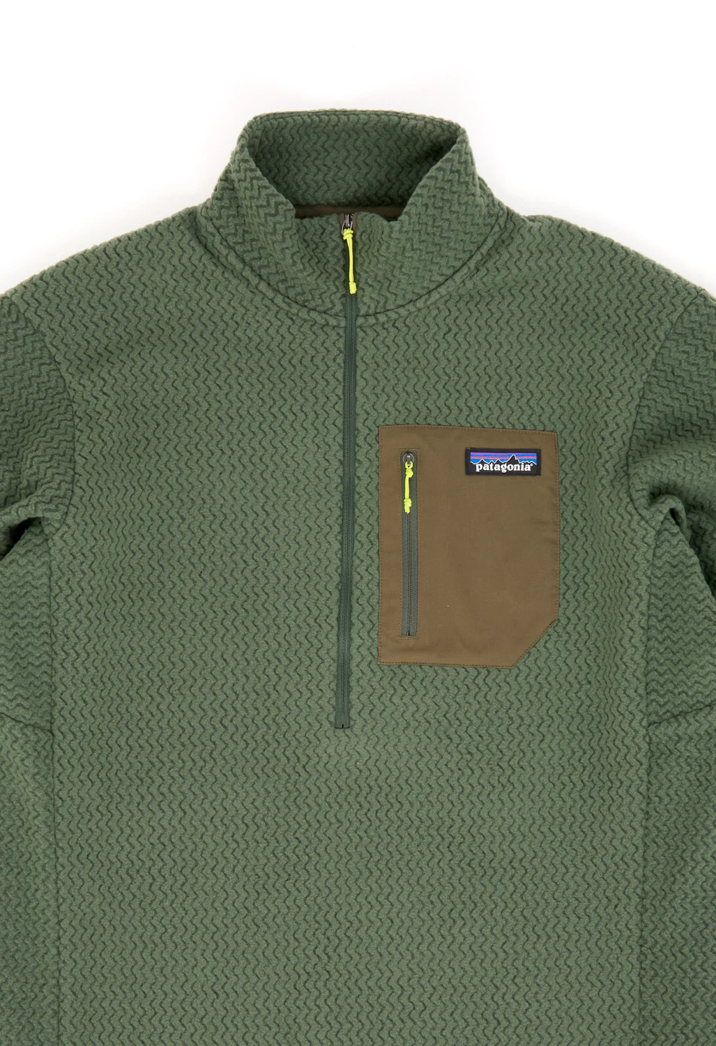 Patagonia Men's R1 Air Zip Neck - Torrey Pine Green - Image 3