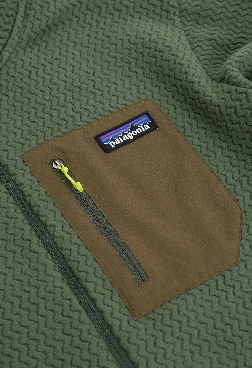 Patagonia Men's R1 Air Zip Neck - Torrey Pine Green - Image 4