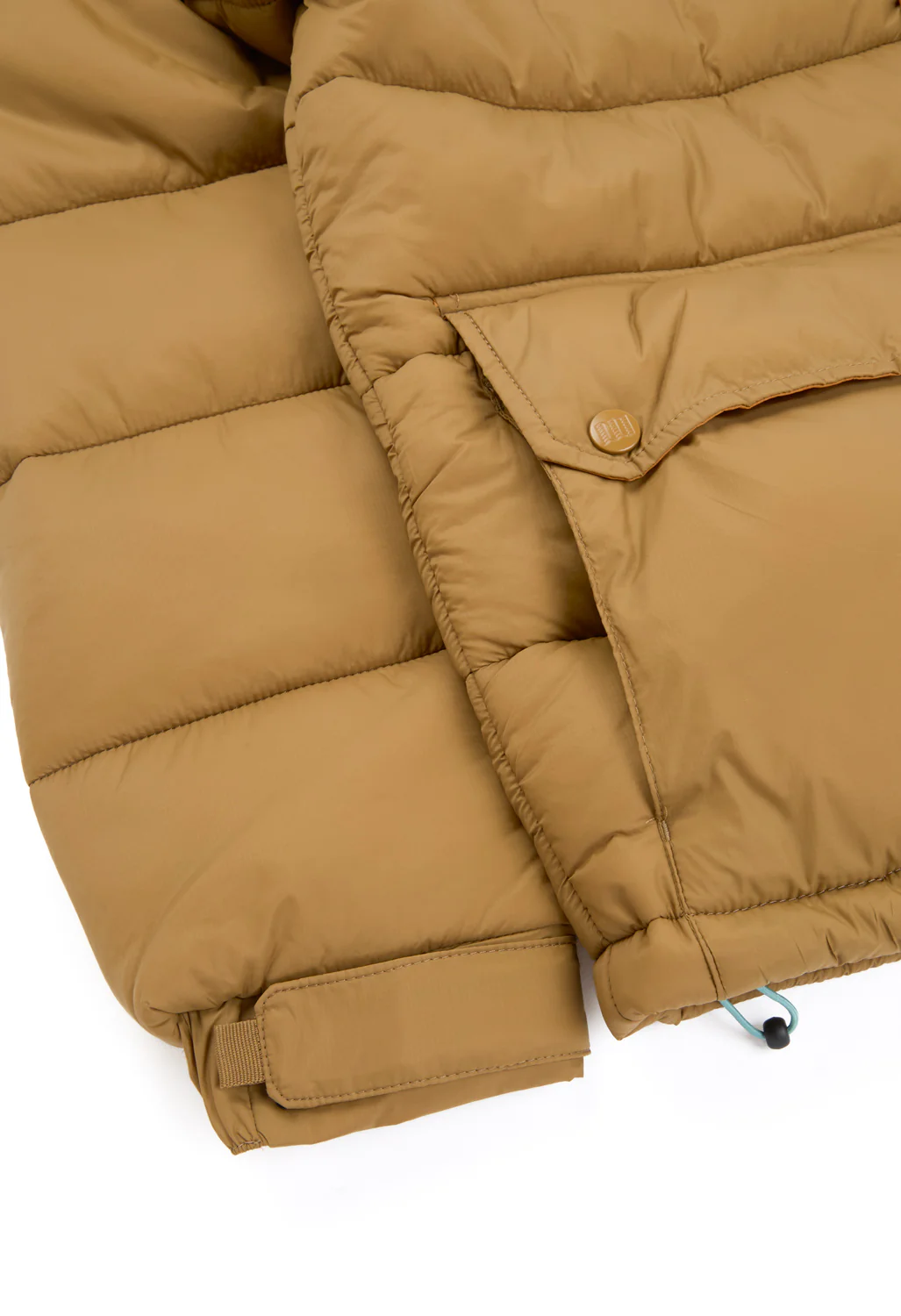 Topo Designs Men's Retro Ridge Puffer Jacket - Dark Khaki / Spice - Image 7
