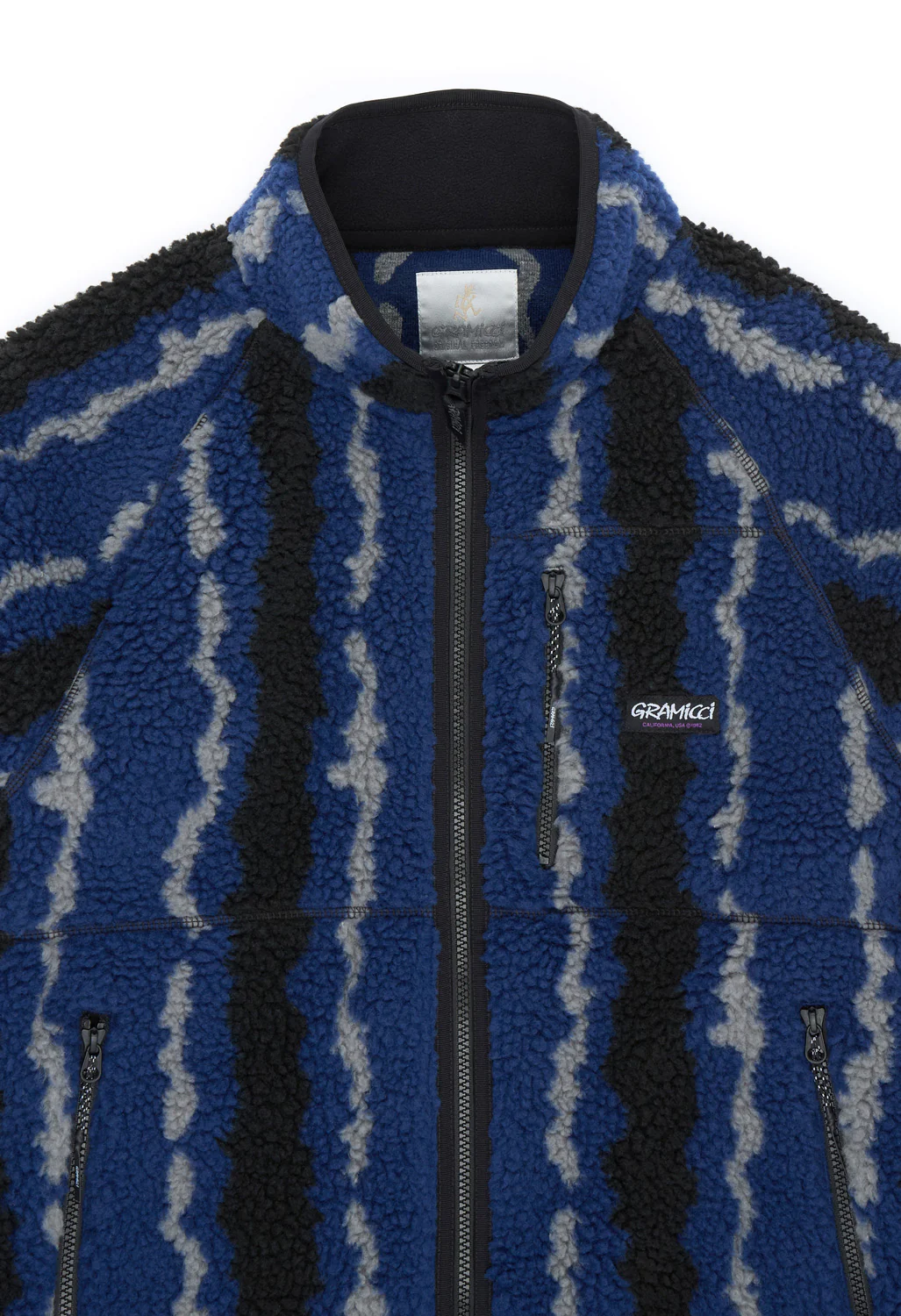 Gramicci Men's Ripple Sherpa Jacket - Navy Ripple - Image 3