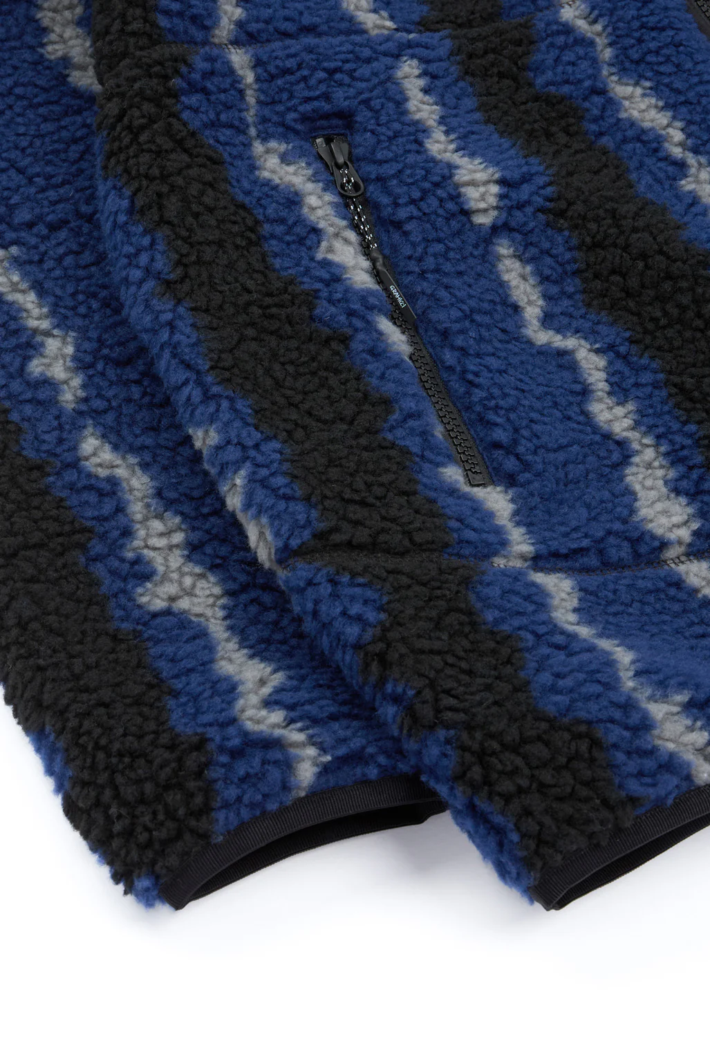 Gramicci Men's Ripple Sherpa Jacket - Navy Ripple - Image 6