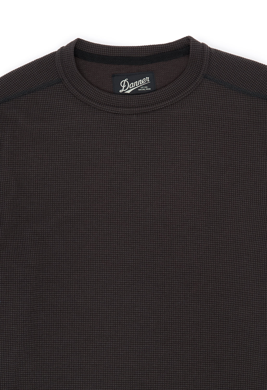 Danner Men's Santiam Waffle Long Sleeve Tee - Black - Image 3
