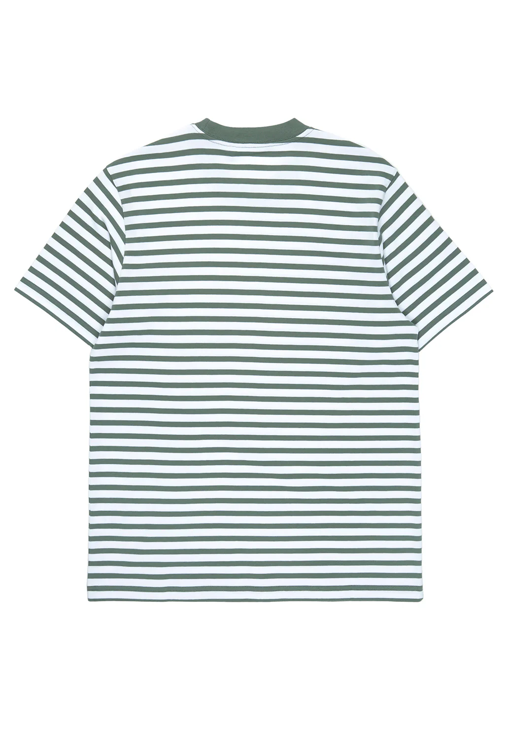 Carhartt WIP Men's Seidler Pocket T-Shirt - Seidler Stripe, Park / White - Image 2
