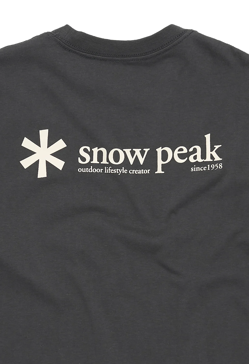 Snow Peak Men's Snow Peak Logo T-shirt - Charcoal - Image 4