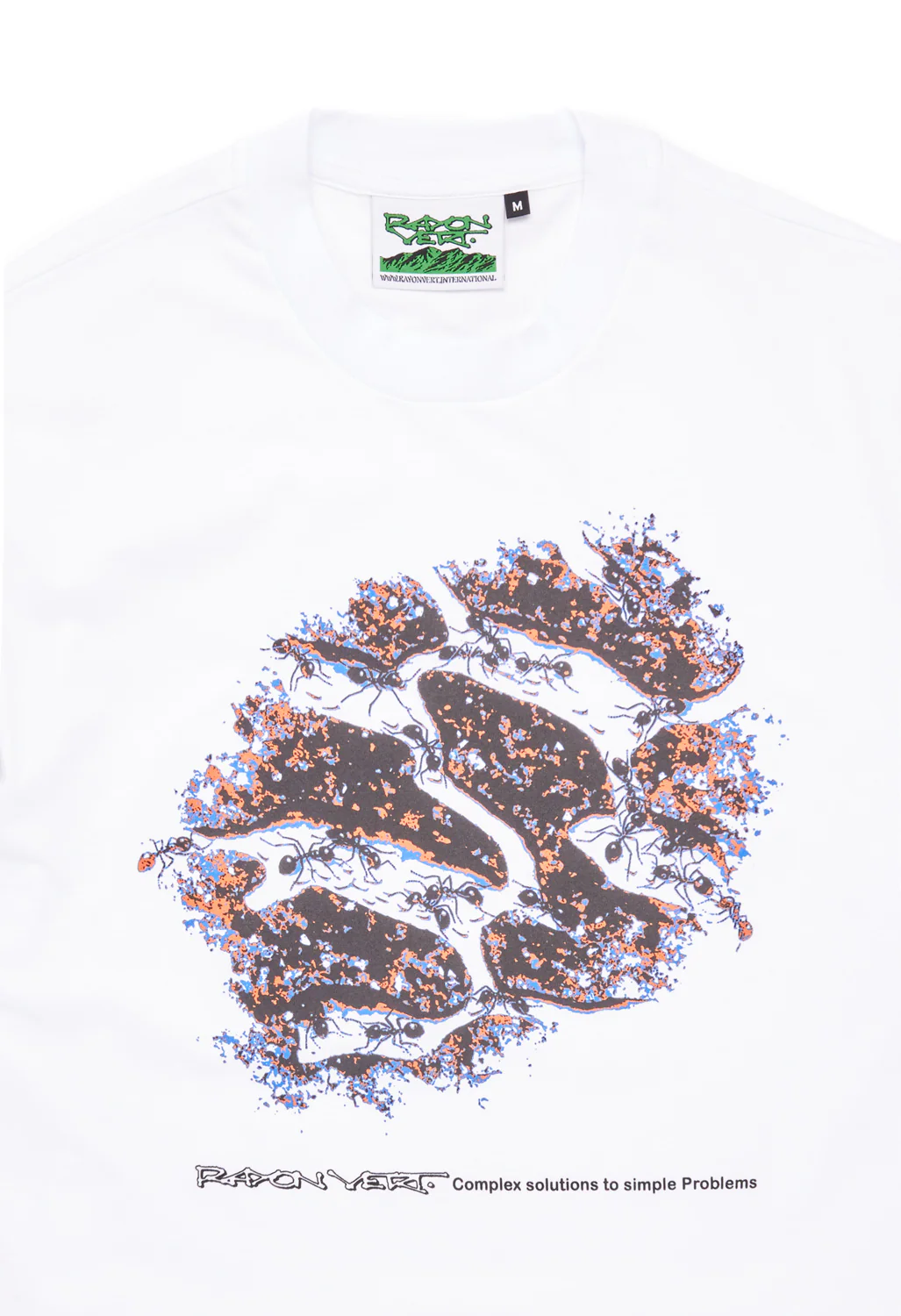 Rayon Vert Men's Society T-Shirt - Ghost White - Image 3