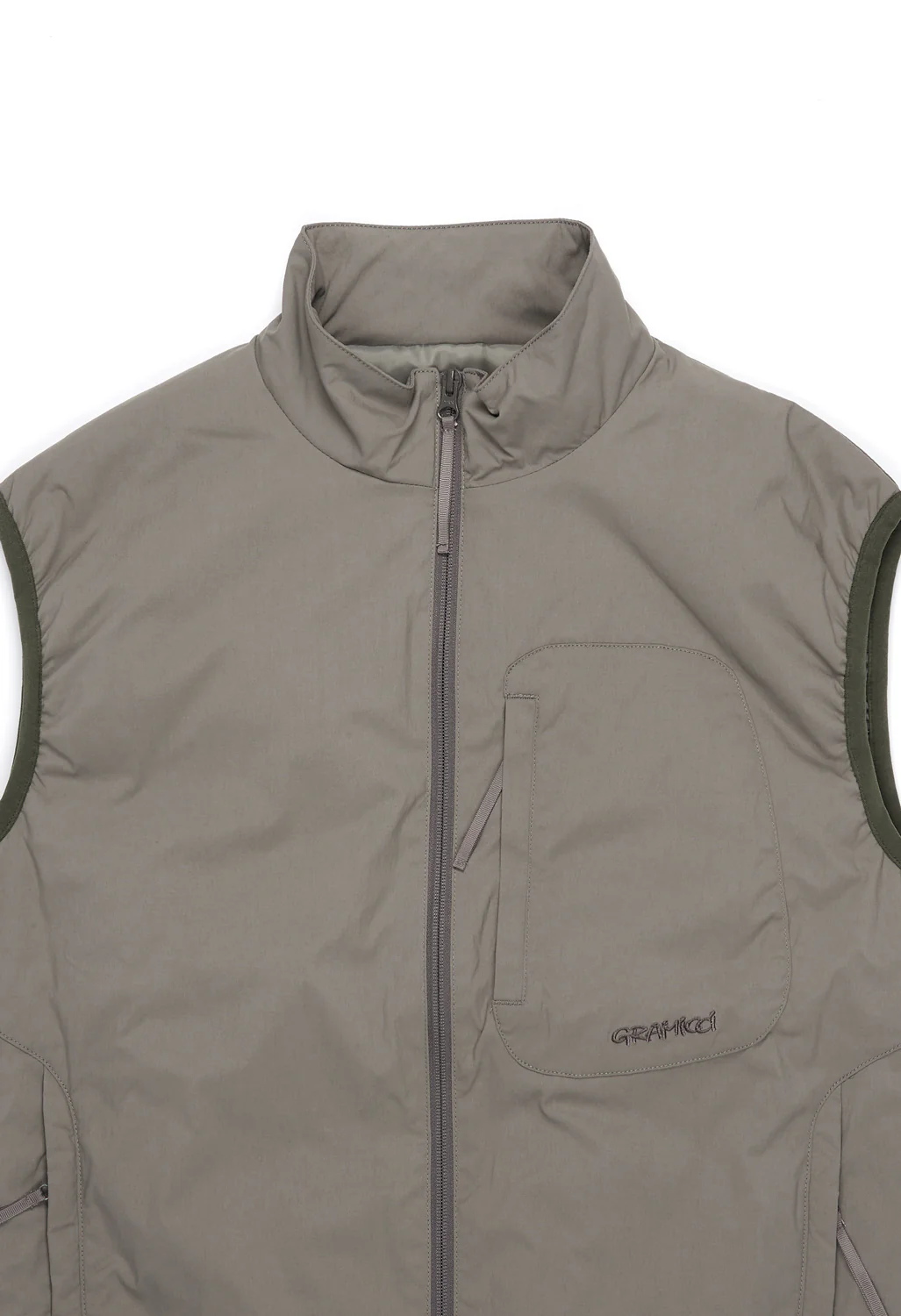 Gramicci Men's Softshell EQT Padding Vest - Tech Grey - Image 3