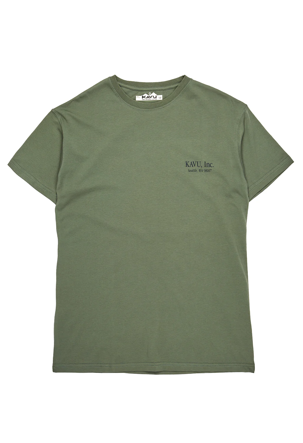 KAVU Men's Stackcap Tee - Dark Forest - Image 4