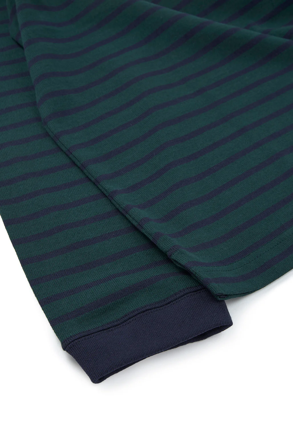 and wander Men's Stripe Pocket Long Sleeved Tee - Green - Image 5