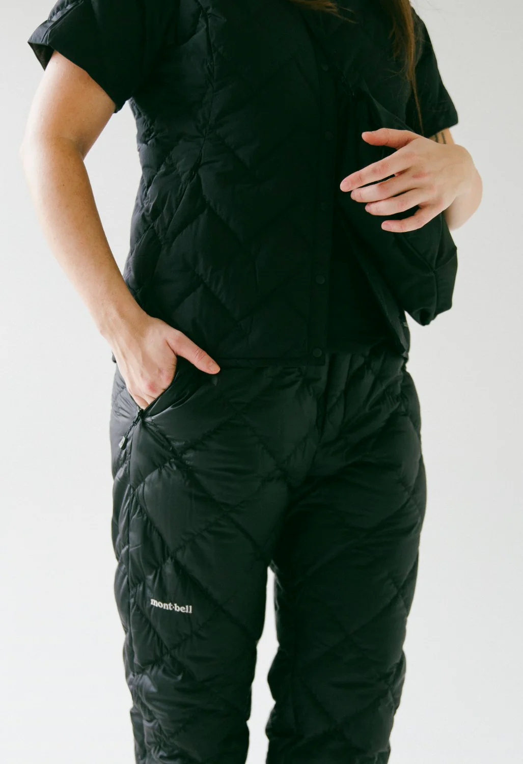 Montbell Men's Superior Down Pants - Black - Image 6