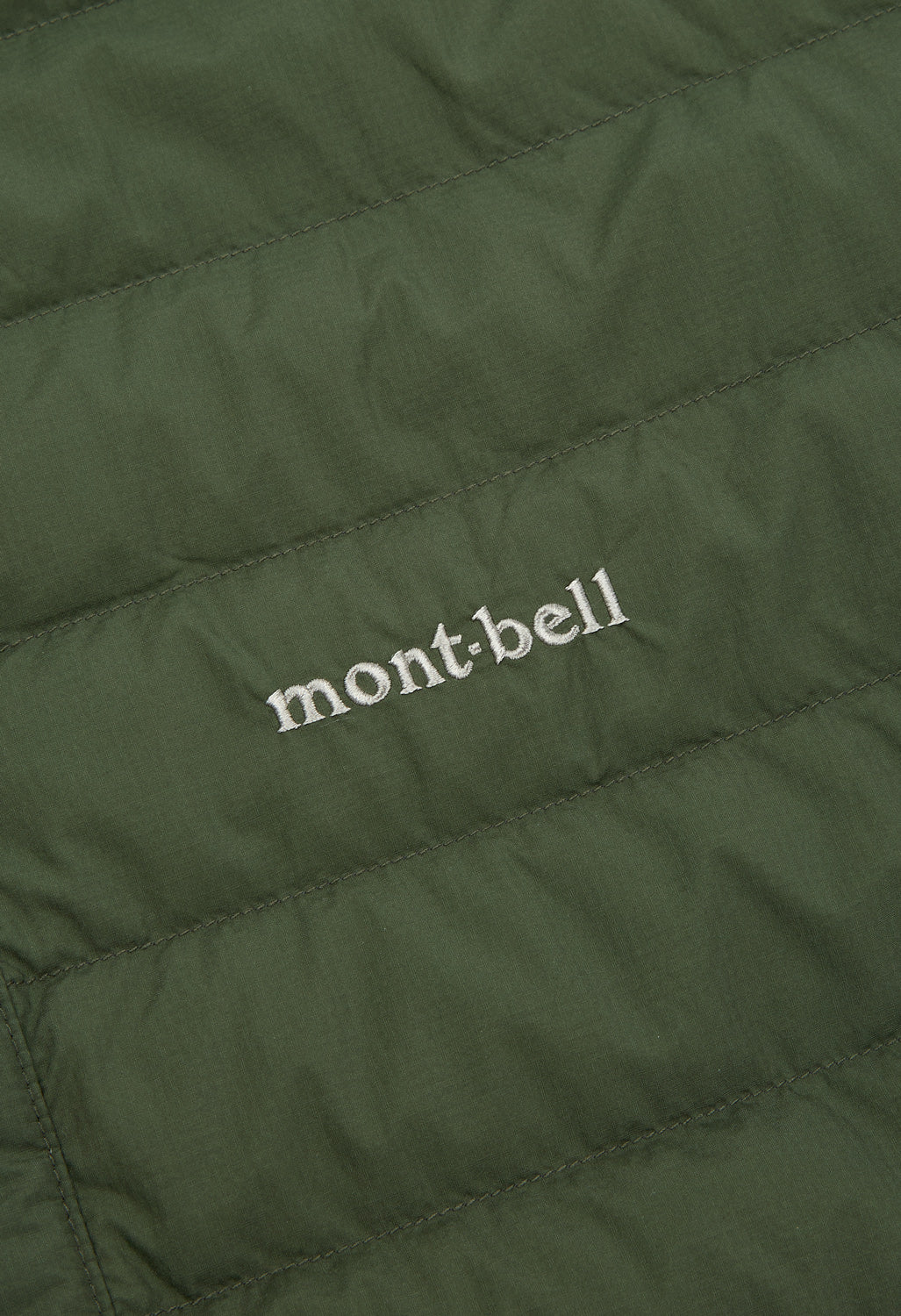 Montbell Men's Superior Down Round Neck Jacket - Dark Green - Image 4