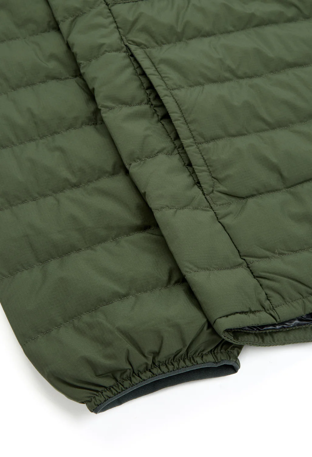 Montbell Men's Superior Down Round Neck Jacket - Dark Green - Image 6