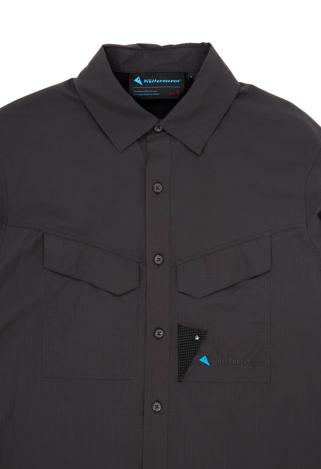 Klattermusen Men's Syn LS Shirt - Raven - Image 3