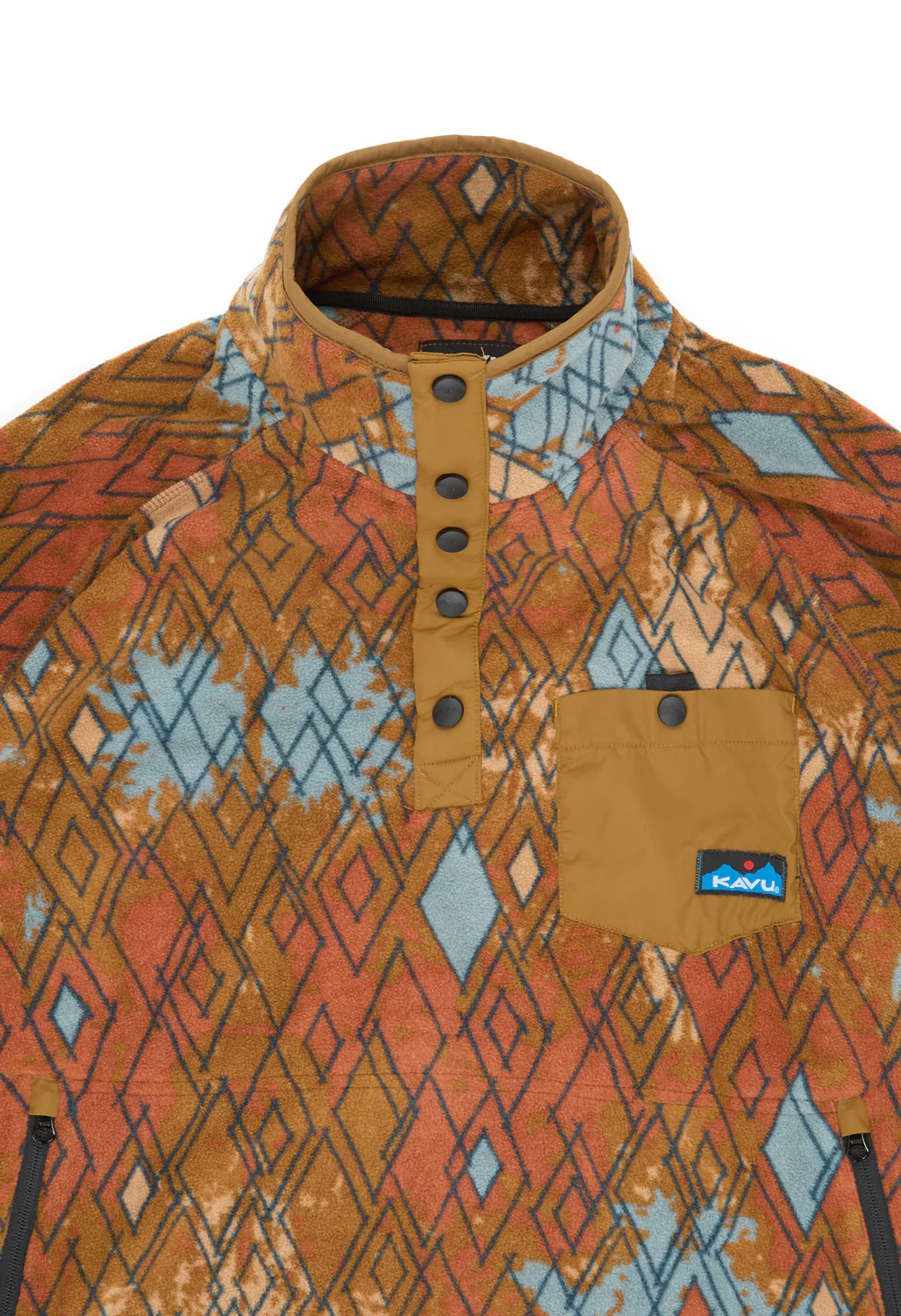 KAVU Men's Teannaway Fleece - Awhile Argyle - Image 3