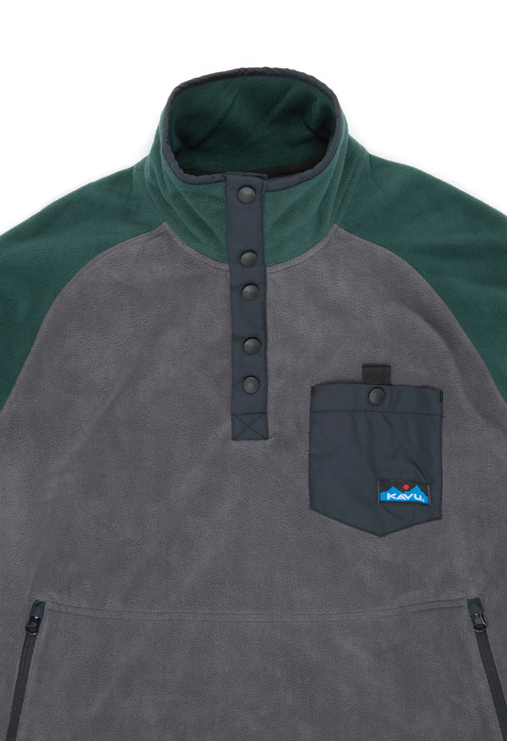 KAVU Men's Teannaway Fleece - Black Hills Spruce - Image 3