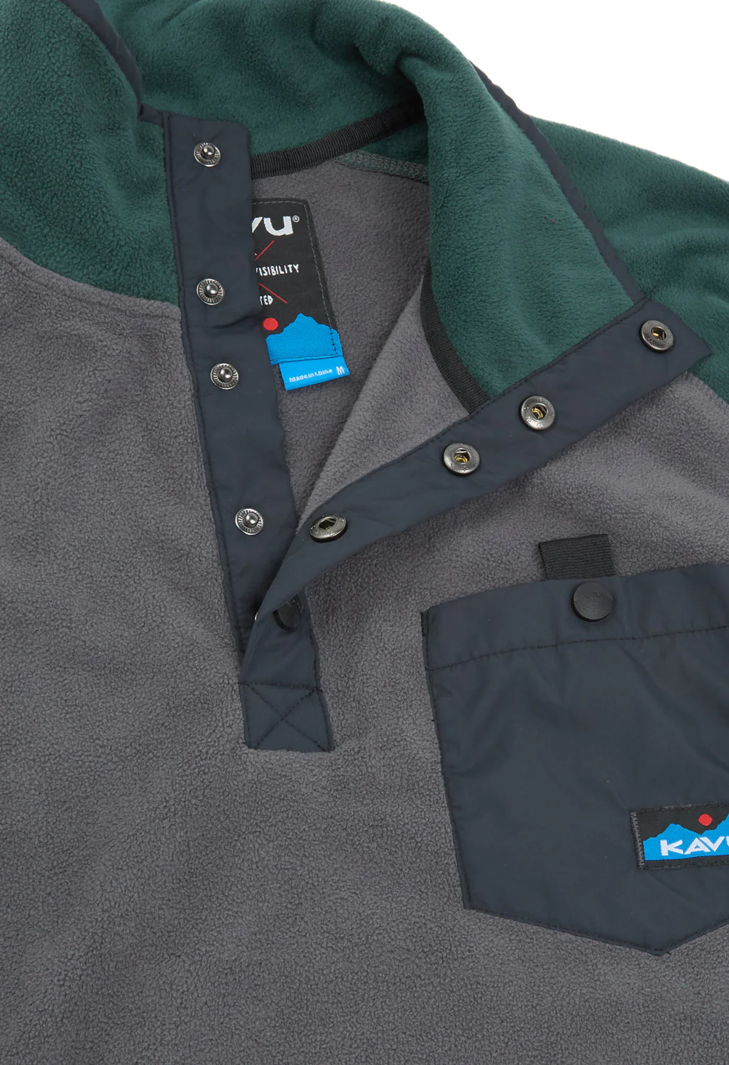 KAVU Men's Teannaway Fleece - Black Hills Spruce - Image 5