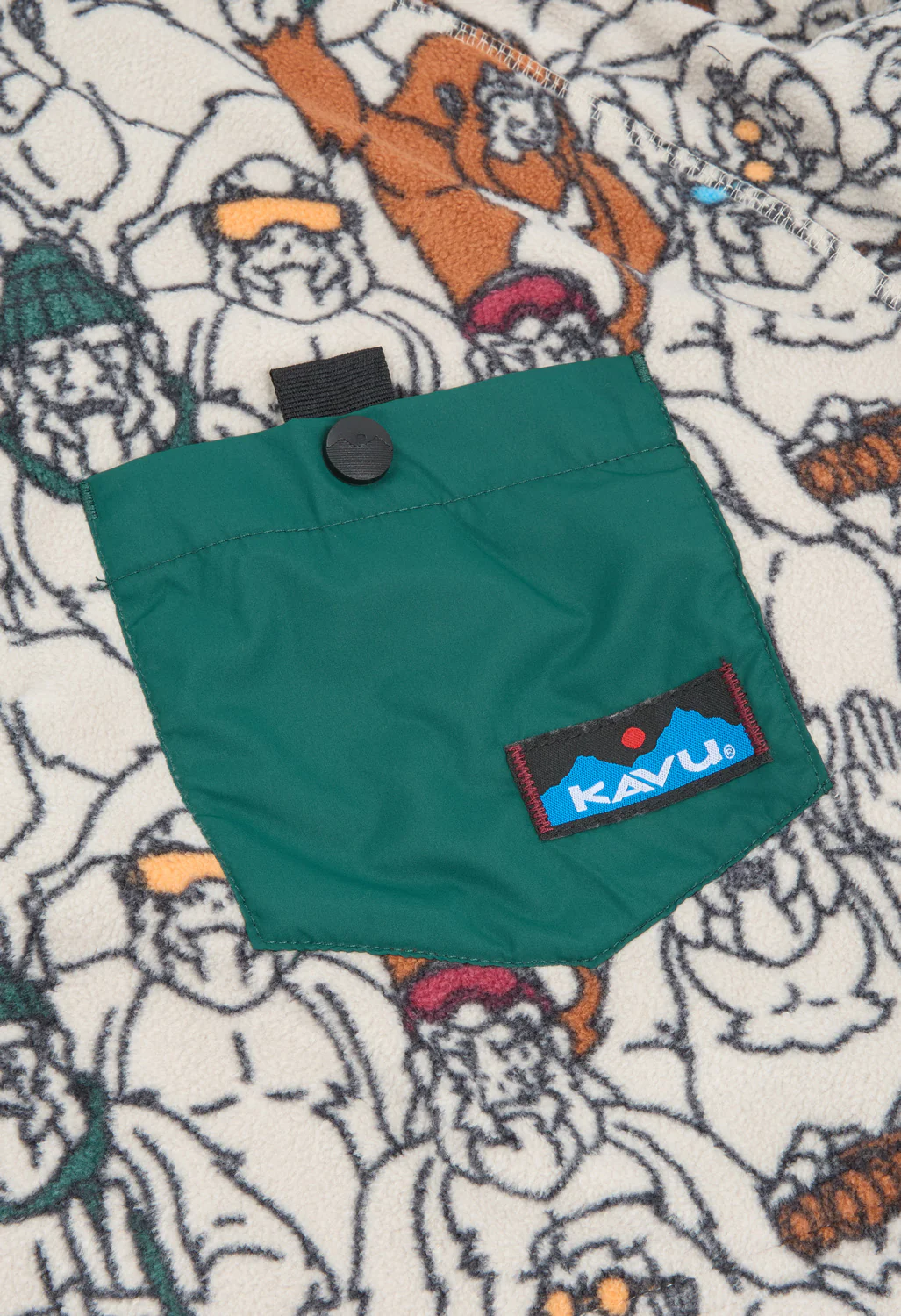 KAVU Men's Teannaway Fleece - Close Up - Image 4