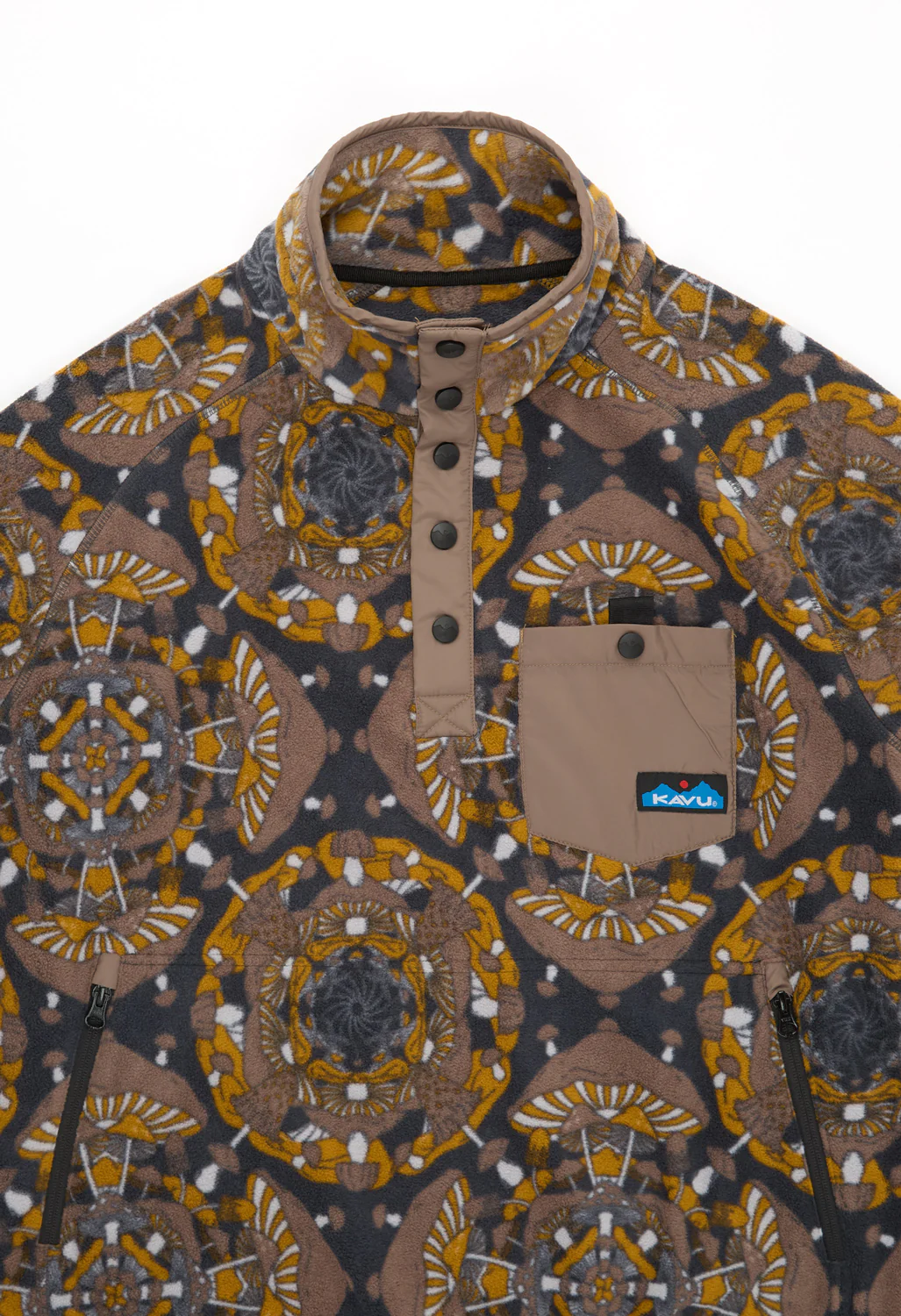 KAVU Men's Teannaway Fleece - Mushroom Montage - Image 3