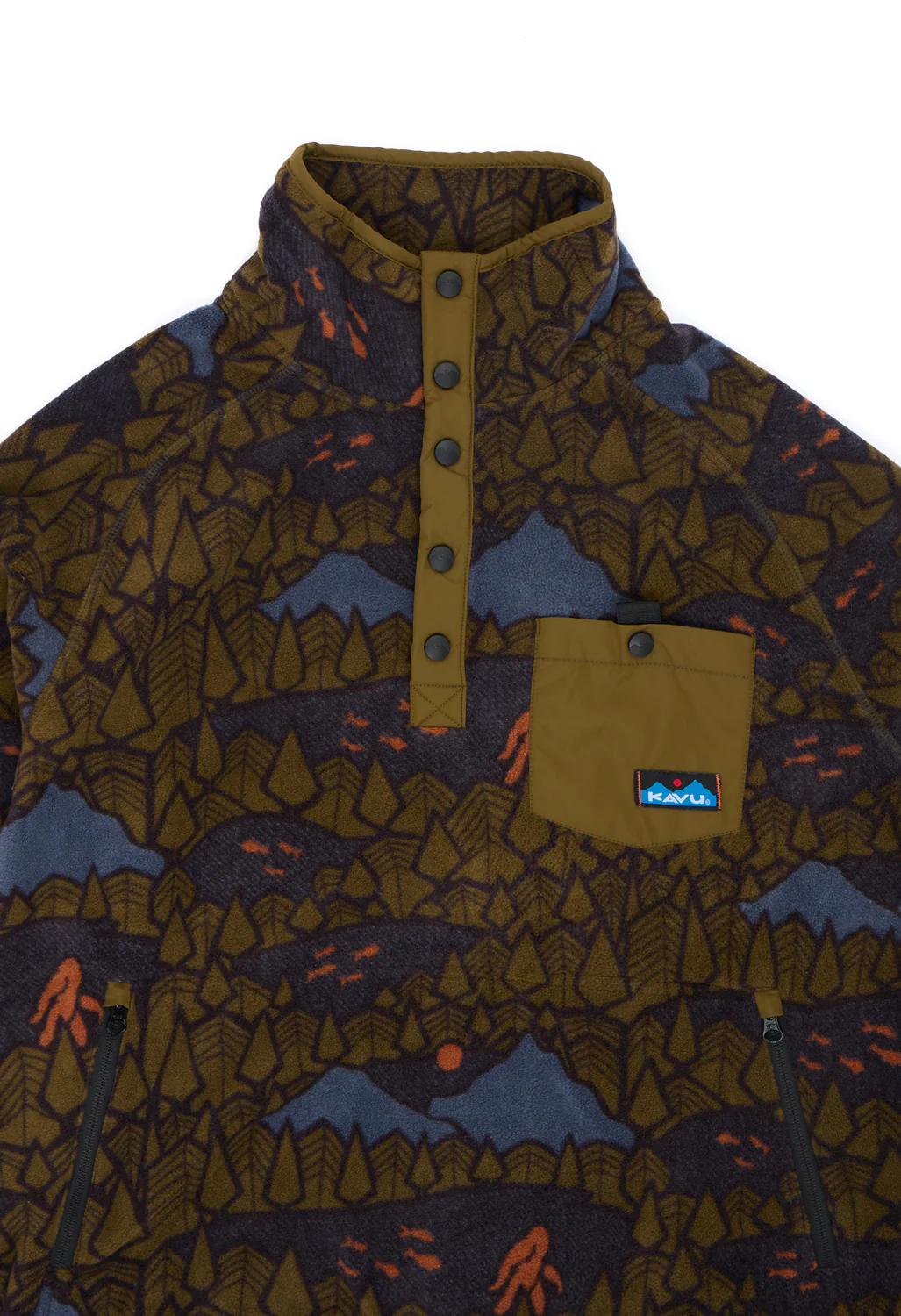 KAVU Men's Teannaway Fleece - Sasquatch Night - Image 3