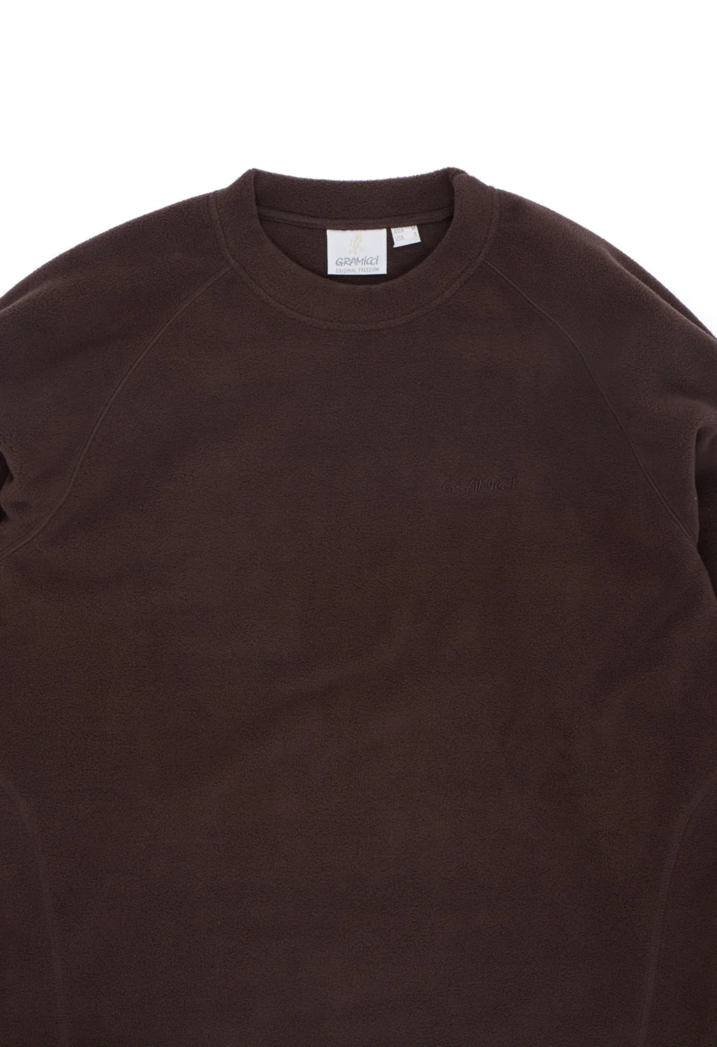 Gramicci Men's Thermal Fleece Crew - Tobacco - Image 3