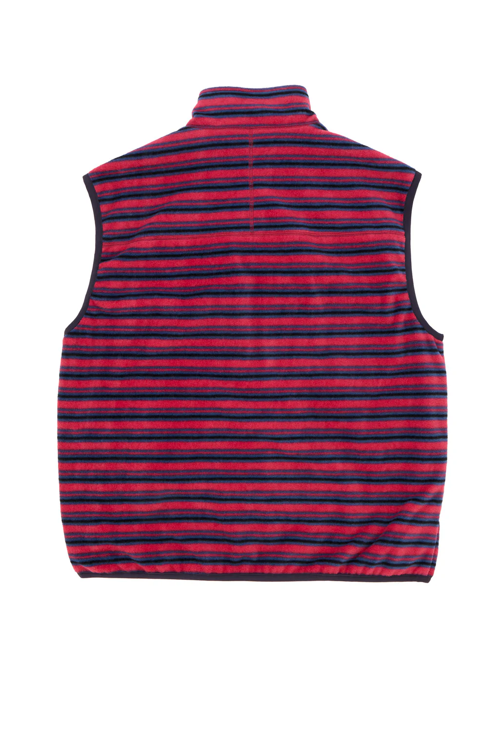 Gramicci Men's Thermal Fleece Reversible Vest - Berry Stripe - Image 2