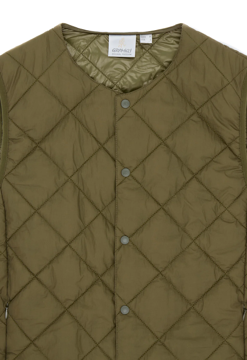 Gramicci Men's Thermal Insulation Quilted Vest - Deep Laurel - Image 3