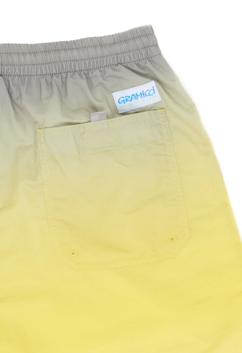 Gramicci Men's Tide Swim Shorts - Yellow Gradient - Image 4