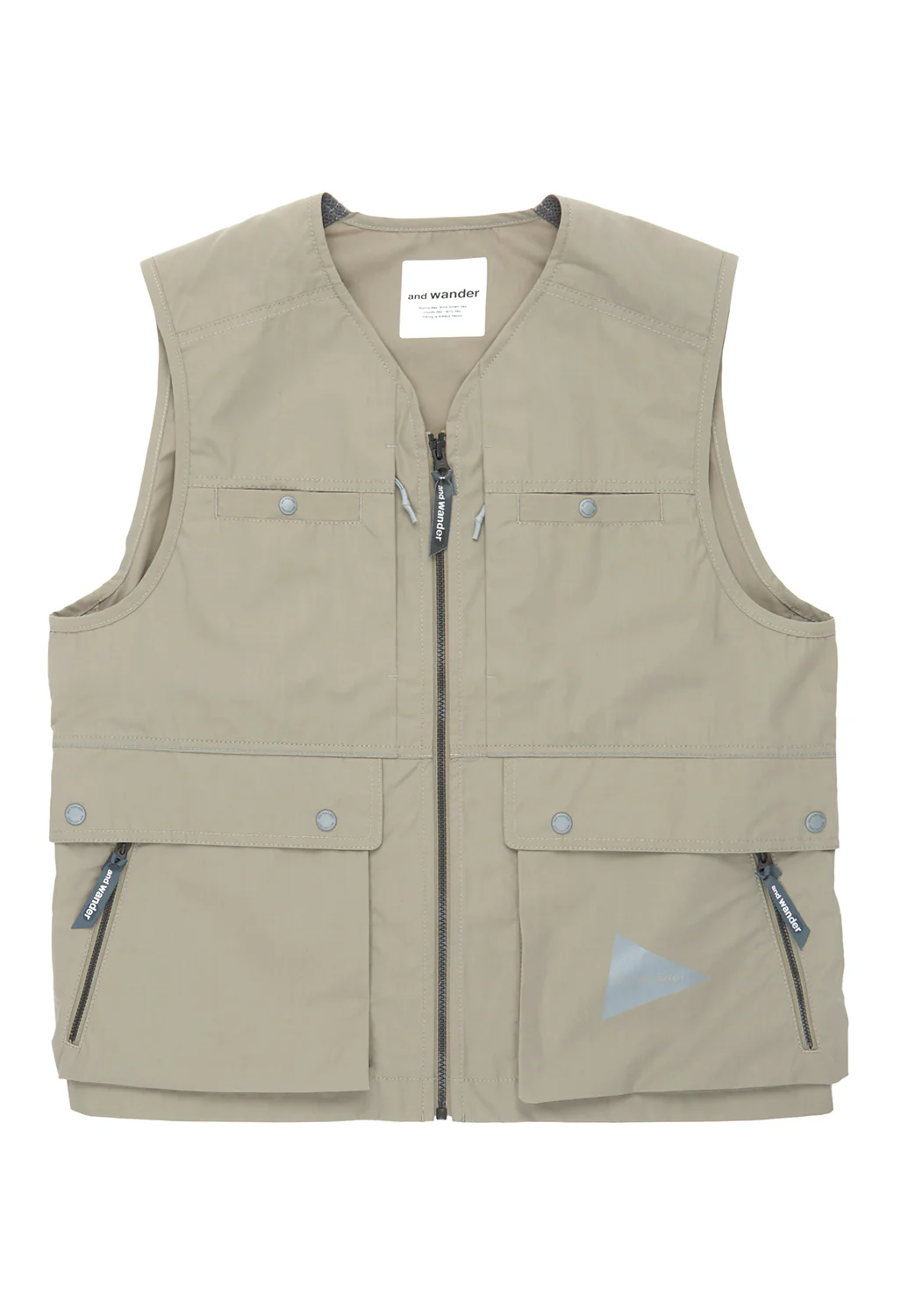 and wander Men's Tough Aramid Vest - Light Beige