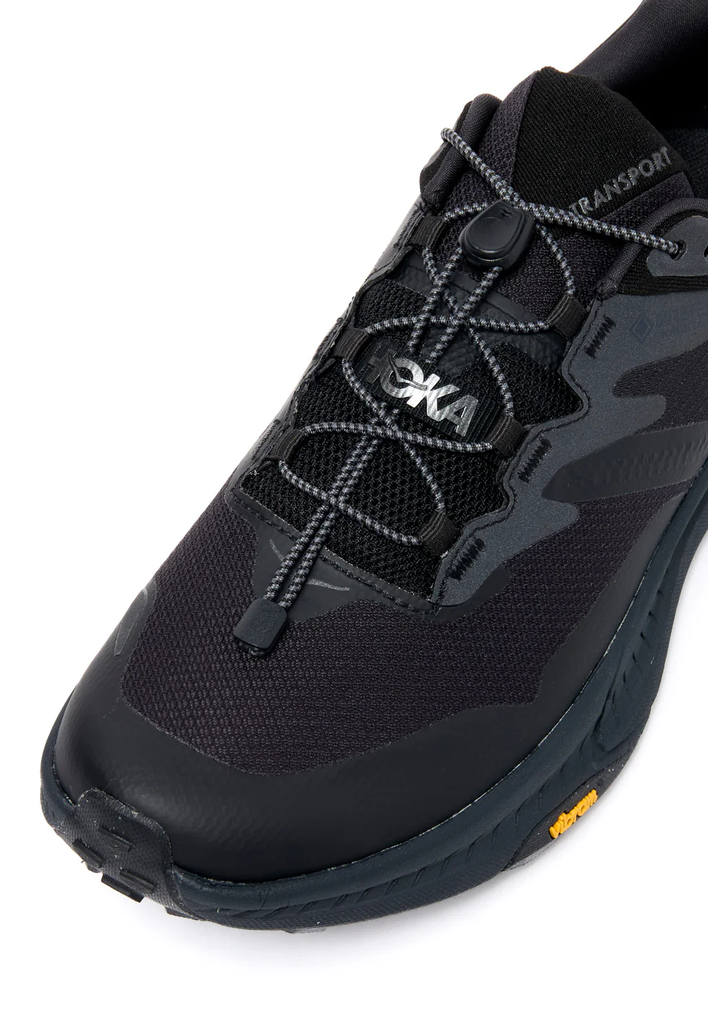 Hoka Men's Transport GORE-TEX Trainers - Black /Black - Image 2