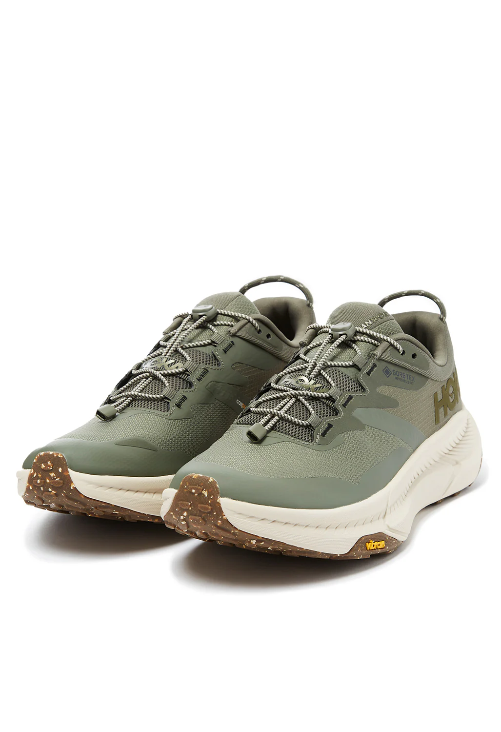 Hoka Men's Transport GORE-TEX Trainers - Slate / Oat Milk - Image 3