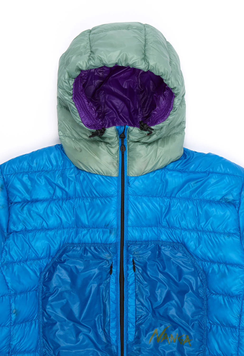 Nanga Men's Ultilight Down Parka Packable - Blue - Image 3