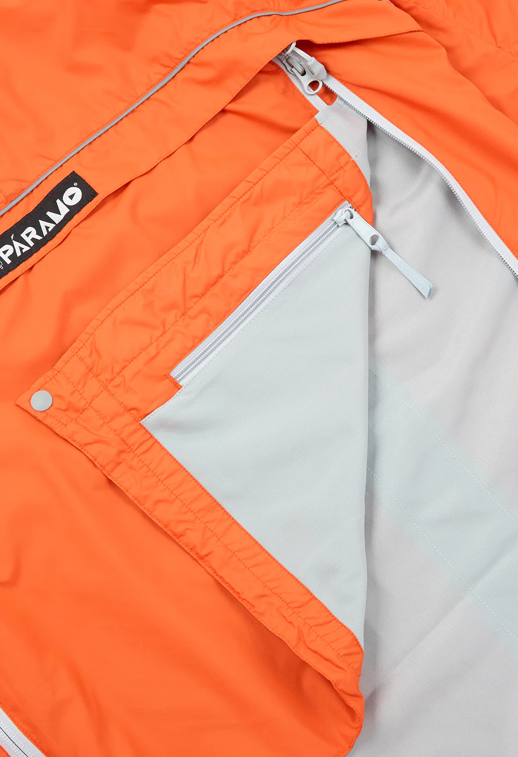 Paramo Men's Velez Adventure Light Smock - Pumpkin / Fog Grey - Image 5