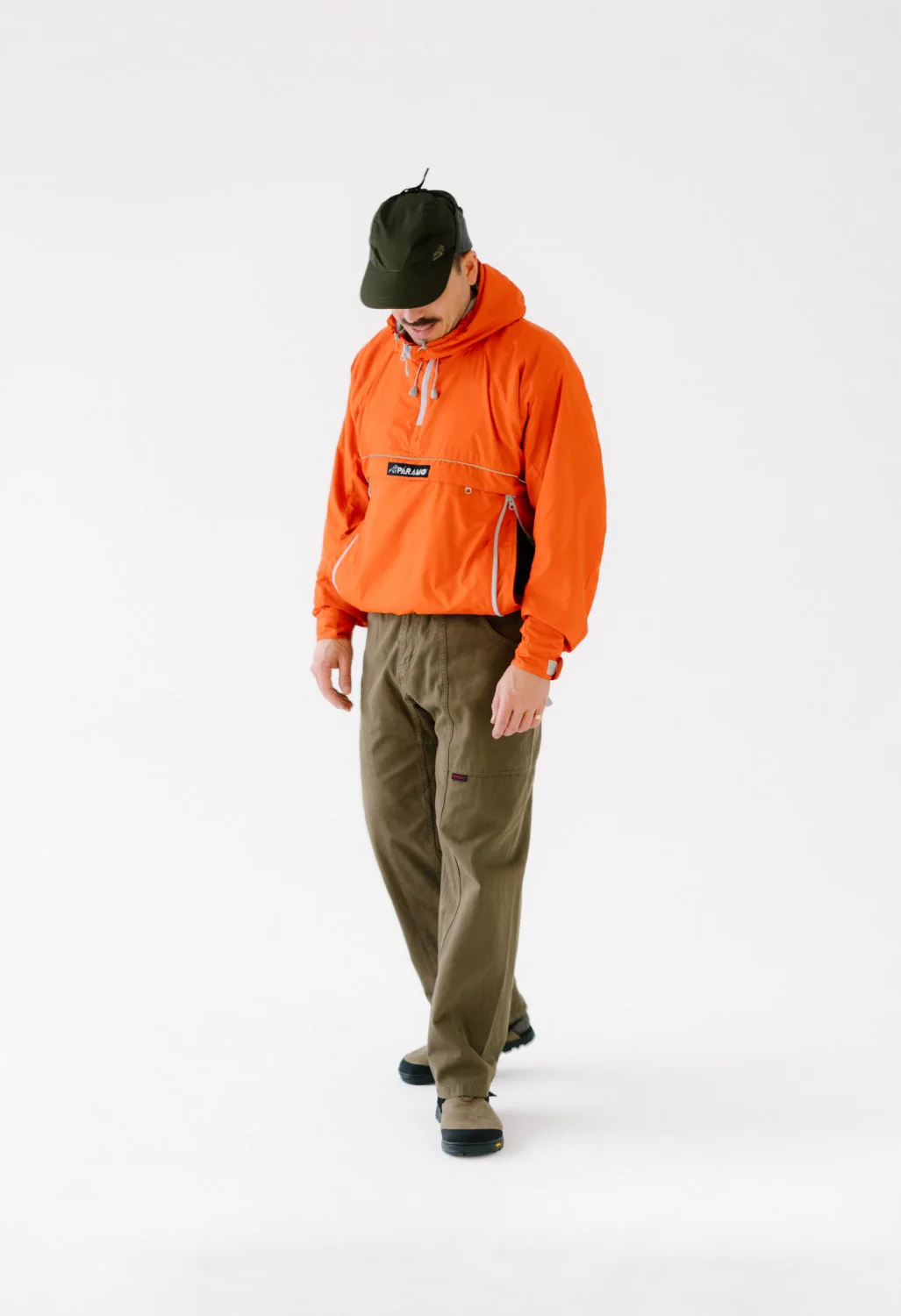 Paramo Men's Velez Adventure Light Smock - Pumpkin / Fog Grey - Image 9