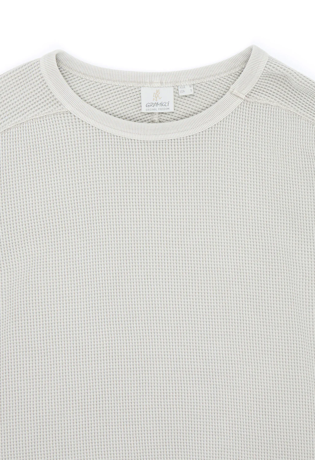 Gramicci Men's Waffle Crew - Pewter - Image 3