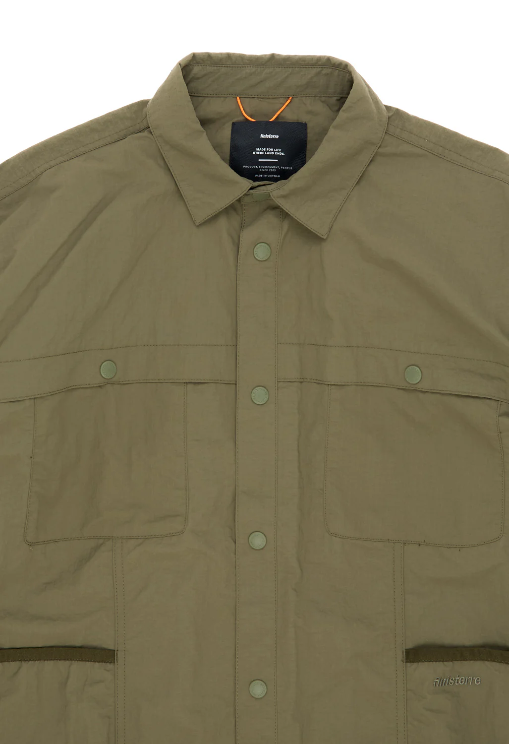 Finisterre Men's Wander Shirt - Olive - Image 3