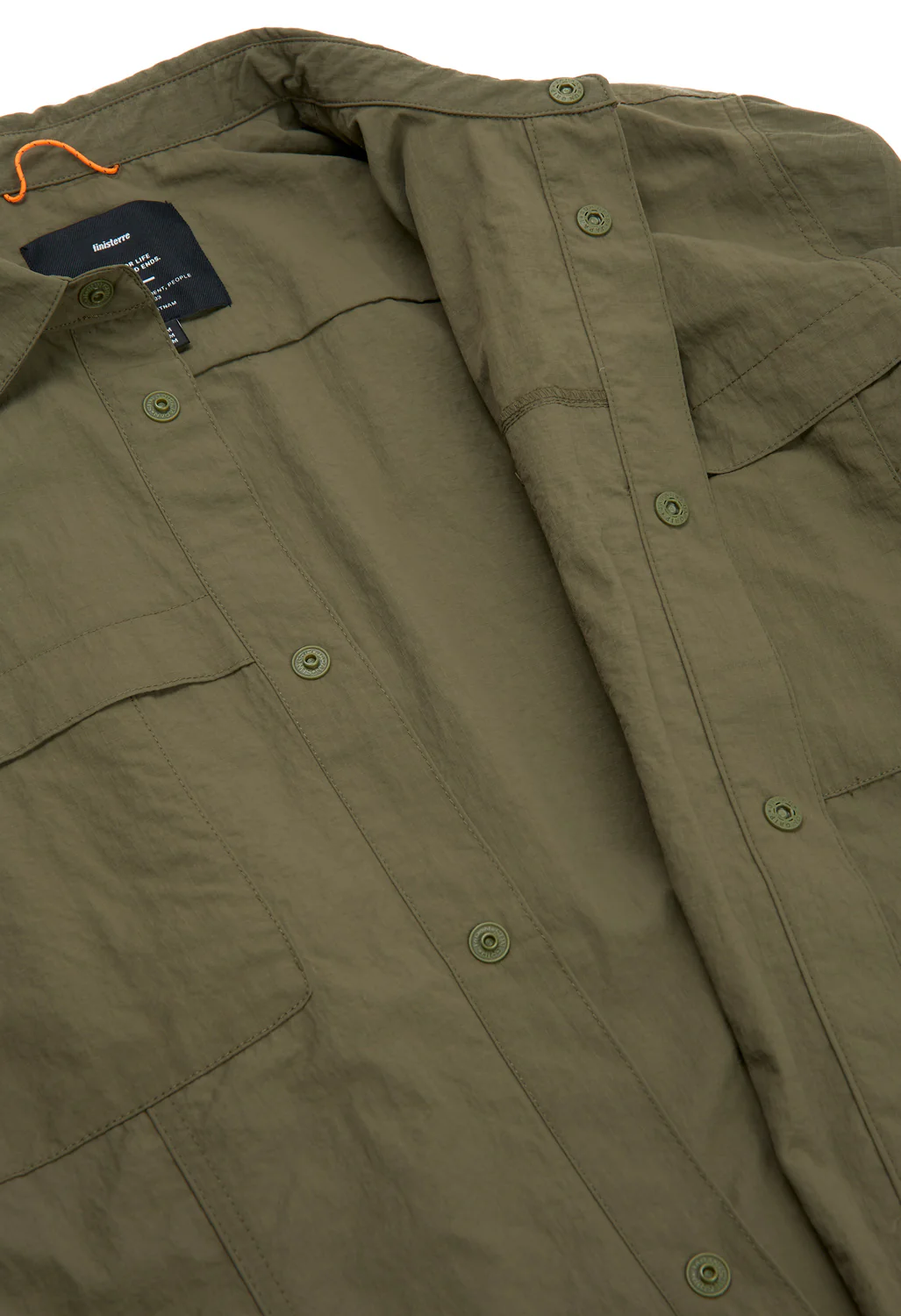 Finisterre Men's Wander Shirt - Olive - Image 4