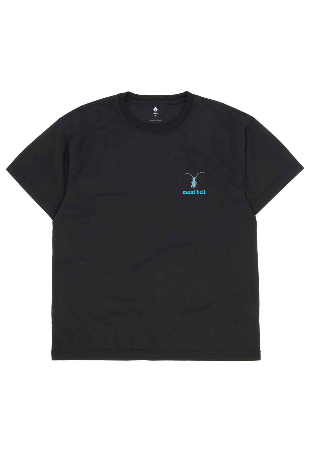 Montbell Men's Wickron Beetles T-Shirt - Black - Image 2