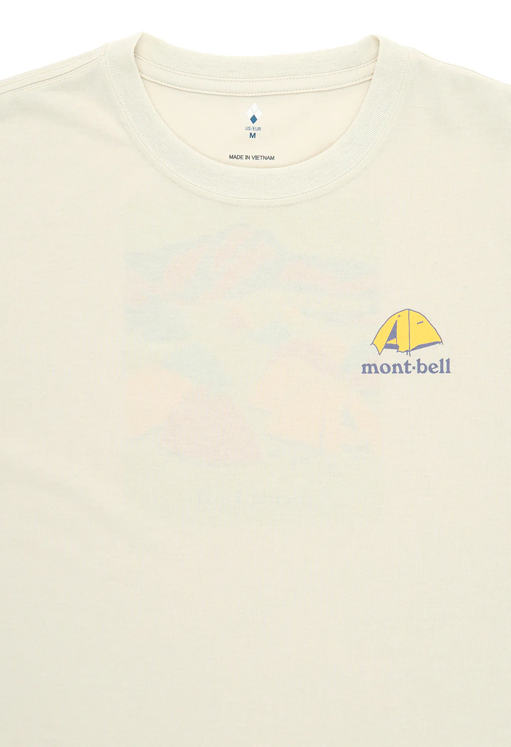 Montbell Men's Wickron Mountain Camping T-Shirt - Ivory - Image 3